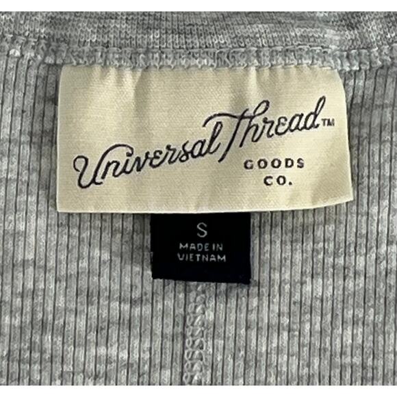 Universal Thread Light Grey Ribbed Scoop Neck Tank Reg Size Small - Picture 3 of 6